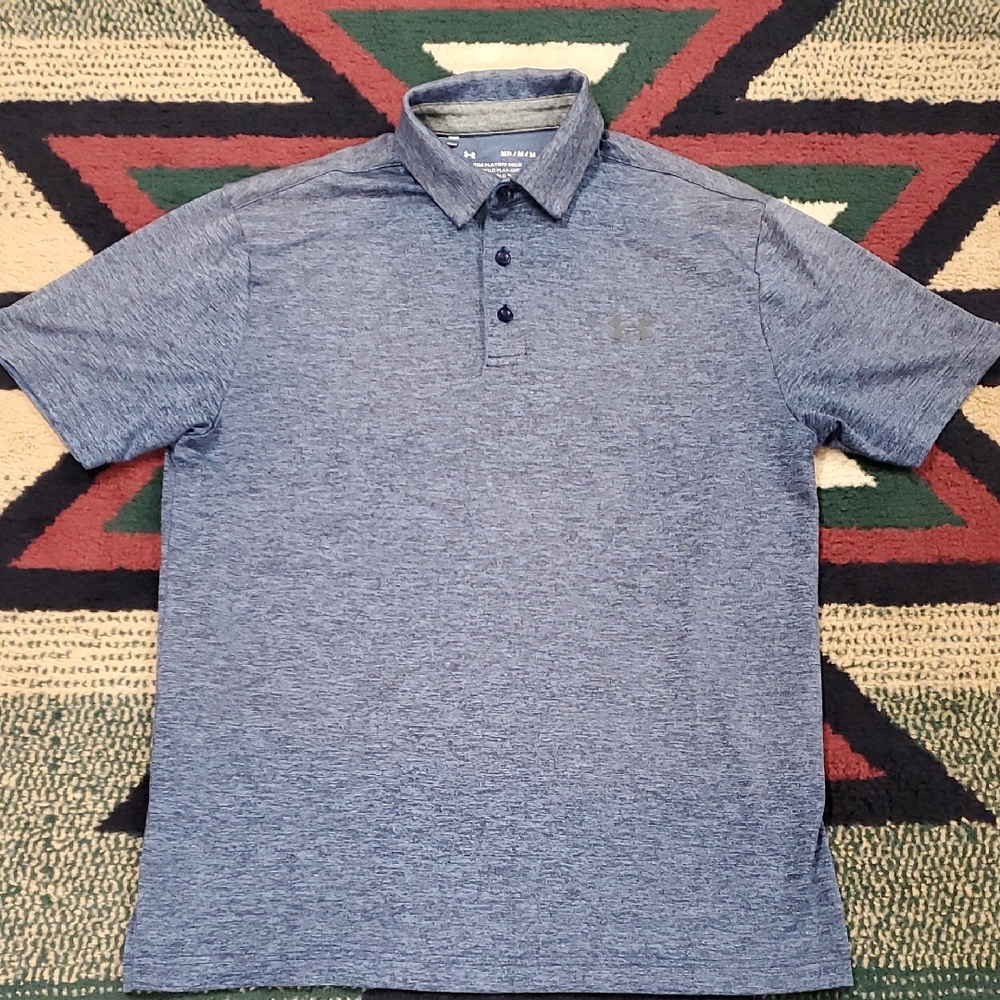 Under Armour Steel Blue Polo Shirt